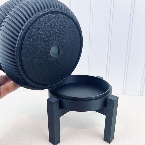 Ribbed Indoor Planter Pot, Miko Planter Pot, Flower Pot, Drainage Tray and stand - Picture 6 of 10